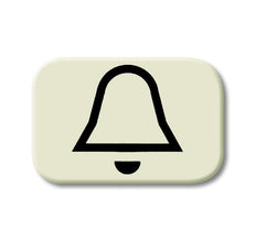 ABB Busch-Jaeger Fluorescente Timbre Símbolo - 2CKA001714A0300 [5 piezas]