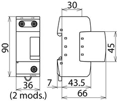Dehn Lightning Surge Protection Dehnbloc M1 255V - 961120