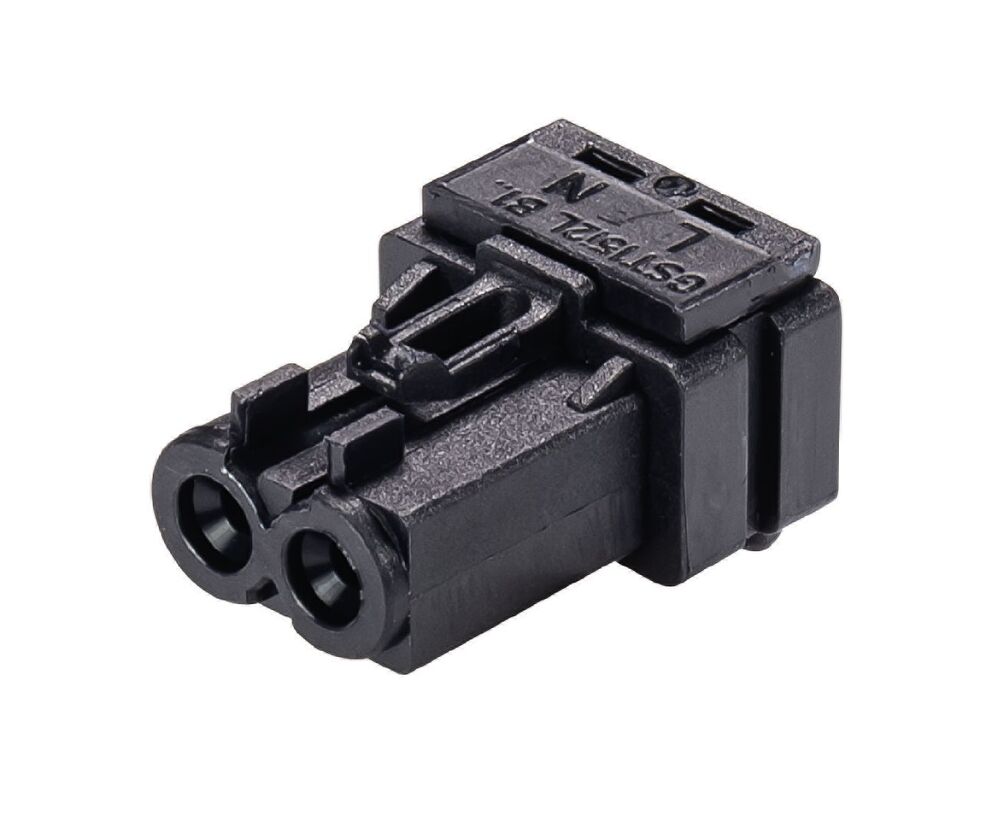 Gesis Mini Solder Connector 2P Female Black - 91.023.0053.1 [100 Pieces]