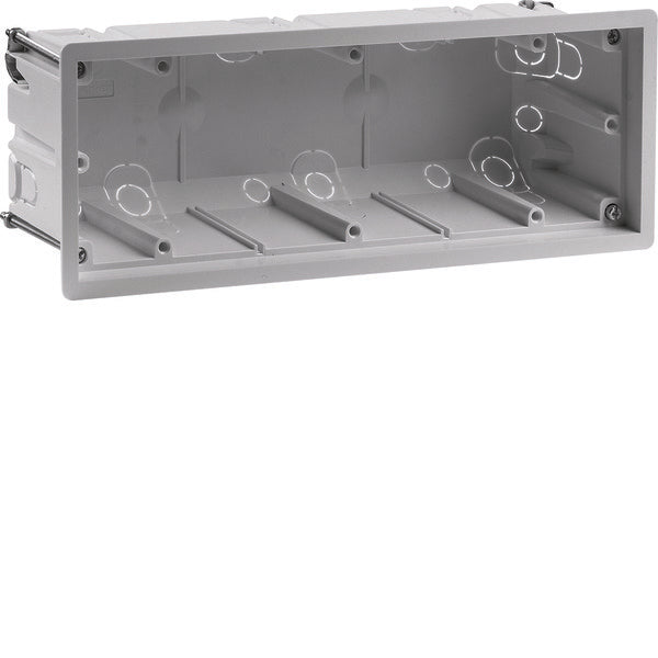 Hager Berker Wall Box 3 Gang For Flat Mounting - 18721030