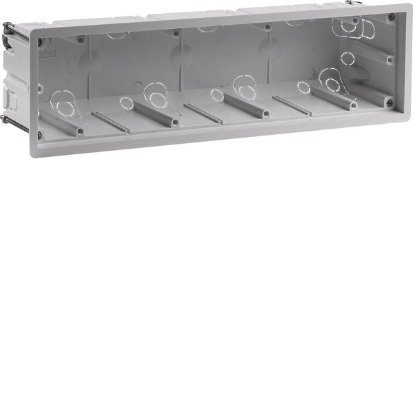 Hager Berker 4 Gang Wall Box For Flat Mounting - 18721040