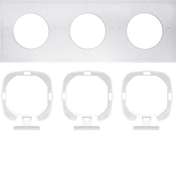Hager Berker Sealing Set S.1 IP44 With Flange 3-Gang - 10108903