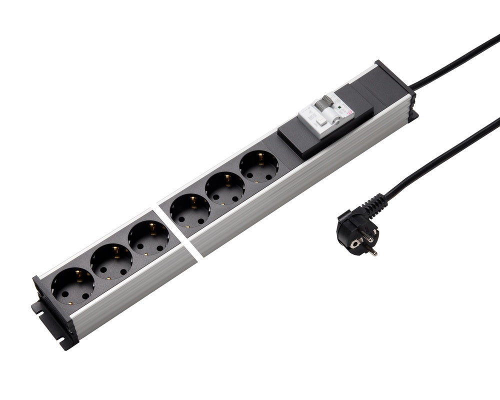 Martin Kaiser Power Outlet Strip 6-Way 16A Cable 3M - 1139ZL6L-SW3 [10 Pieces]