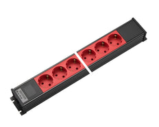 Martin Kaiser 4-Way Power Outlet Strip Without Switch AC166 - 1154/4-2/SW-RT [10 Pieces]