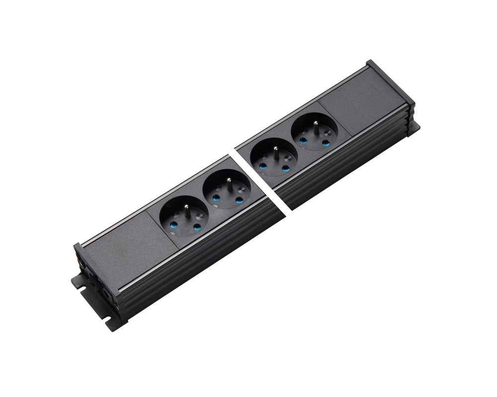 Martin Kaiser 7-Way Power Outlet Strip With Earthing Pin AC166 - 1254/7-2/SW [10 Pieces]