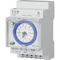 Eaton Reloj Interruptor Analógico 1 Interruptor Semanal Cuarzo Carril DIN - 167392
