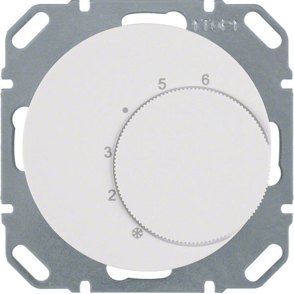 Hager Berker Thermostat With Change Over Contact White R1 R3 - 20262089