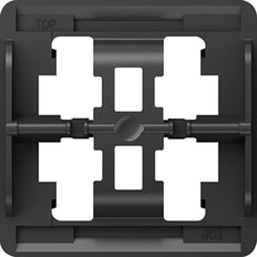 Jung Triple Switch Plate Adapter LS Range Black - LS93HP