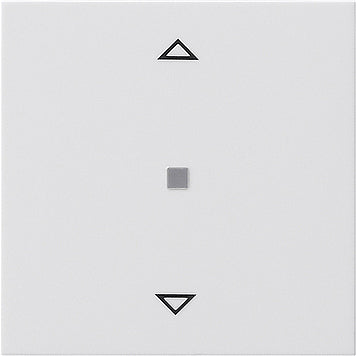 Gira eNet Wireless Blind Control Button System 55 Pure White - 822103
