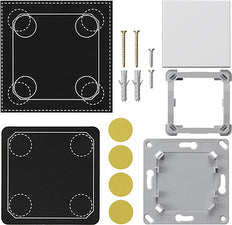 Gira EnOcean Wall Transmitter Mount Kit 1G System 55 Pure White - 823103