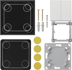 Gira EnOcean Mount Kit 2-Way Wall Transmitter System 55 White - 823203