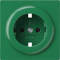 Gira Cover Plate For Socket Outlet S-Color Green - 092145