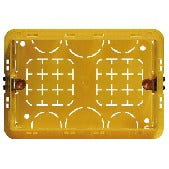 Bticino Amarillo Caja Empotrable 3 Módulos 106x71x52mm - BT503E [15 piezas]