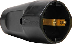 Kopp Black Contrast Plug RA Durable Plastic - 1821.0505.4 [10 Pieces]