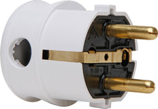 Kopp Side Entry Plug Cee 7 VII White Plastic - 178501006 [5 pieces]