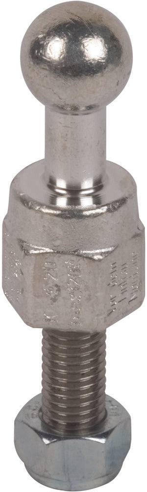Punta de Bola Fija D 20mm Con Pasador Roscado Y Tuerca M12x45mm - 754238