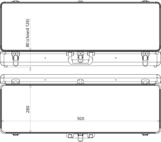 Dehn Estuche de plástico vacío para detector de tensión - 766994