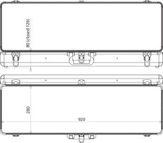Dehn Estuche de plástico vacío para detector de tensión - 766994