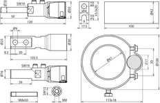 Dehn HVI Power Long Connection Kit With Mounting Material - 819149