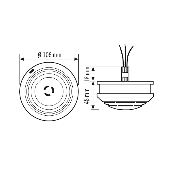 ESYLUX Protector Inalámbrico de Alarma de Humo K 9 V RF Set - ER10019500
