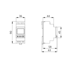 BEG NFC Time Switch Clock 1 Channel TS-DW-2-NFC - 93152
