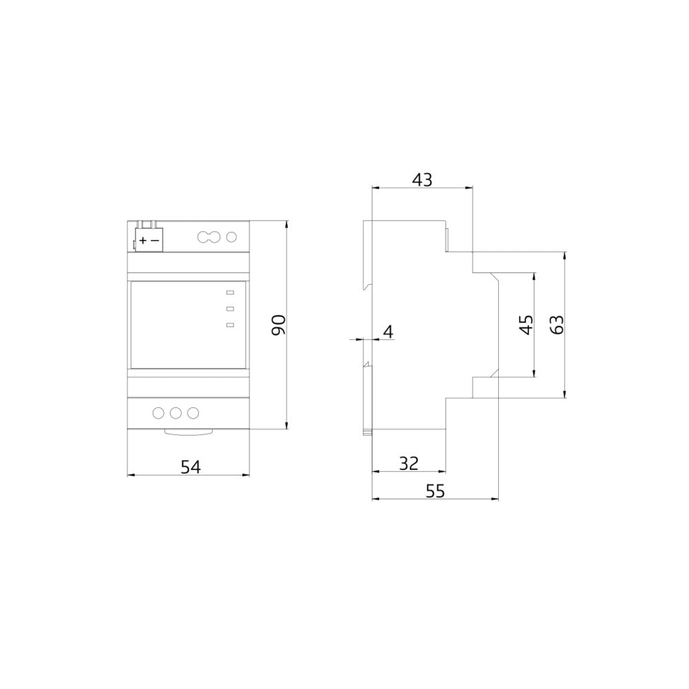 BEG KNX Fuente de alimentación regulada gris PSN-230/640/30 - 90214