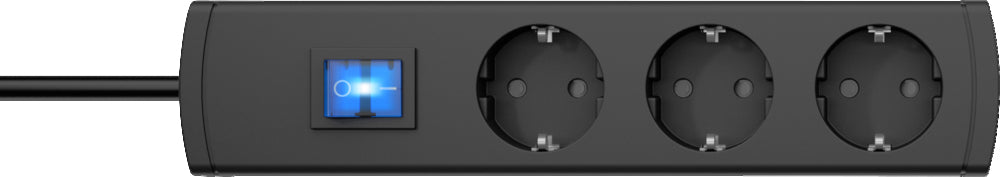 Kopp Universal Plus 3-Way Switch Socket Anthracite Cord - 232705012