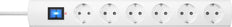 Kopp Universal Plus 6-Way Surge Protection Power Strip White - 233202008
