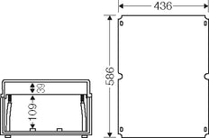 Hensel Tapa Frontal Para BM6 436x586mm Set de Instalación - Mi EP 06