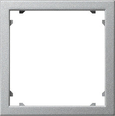 Gira Square Adapter Frame 45x45mm System 55 Aluminum - 028326