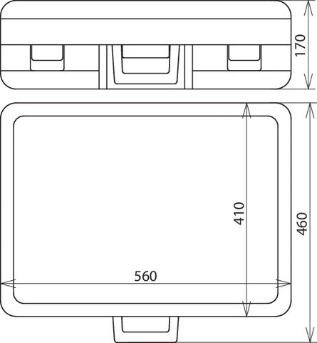 Dehn Plastic Case With Supporting Device For NS Dry Cleaning Set - 785506