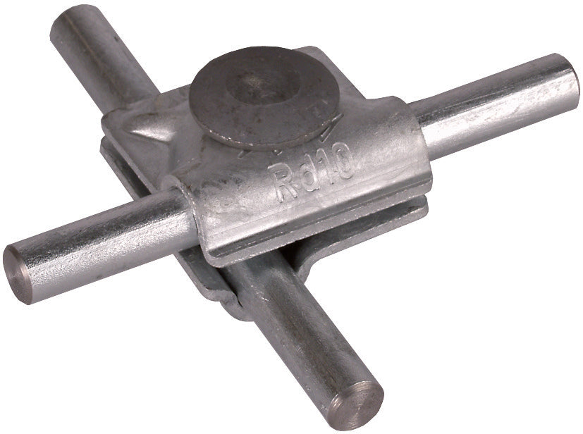 Dehn MV Clamp St/Tzn For Rd 10mm With Truss Head Screw - 391060 [2 pieces]