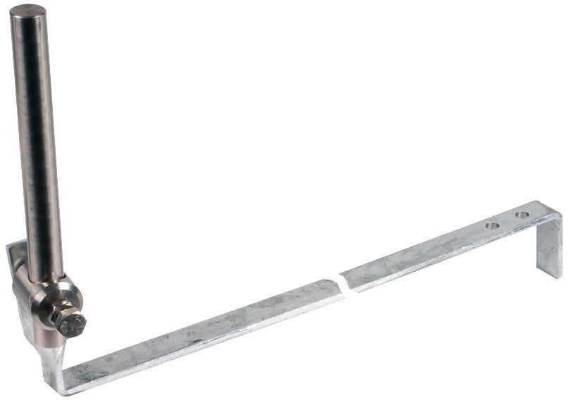 Rod Holder With Brace L475mm For Pitched Roof With Bolt - 223005