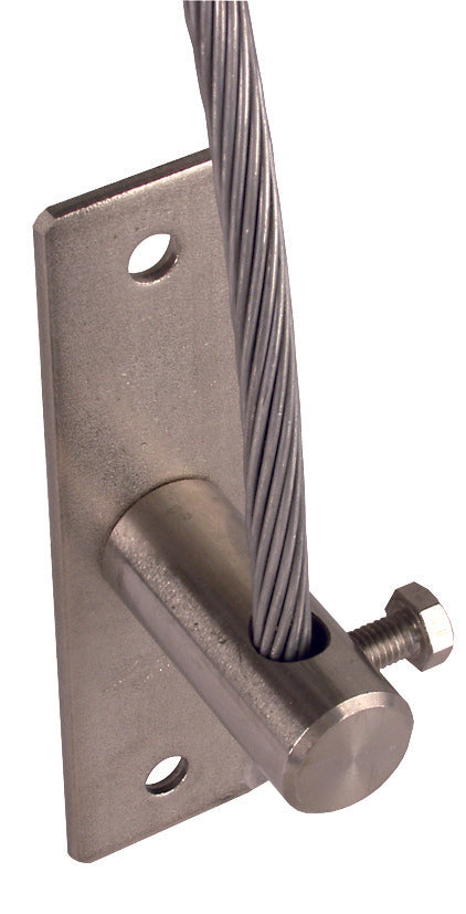 Taco tensor Dehn RD 8mm StSt 2 Orificios de fijación D 10,5mm ASK 8 150 40 V2A - 241009