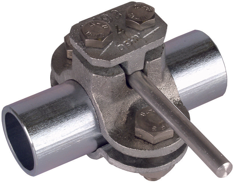Pinza para tubo de puesta a tierra Dehn D 48mm con abrazadera de conexión Rd 4-10mm - 407112