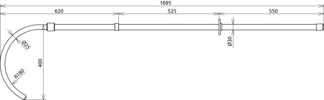 Dehn Rescue Rod 36KV L 1500MM - 766041