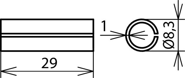 Manguito Dehn Cupal Al Interior Cu 25mm L 29mm - 562250 [2 piezas]