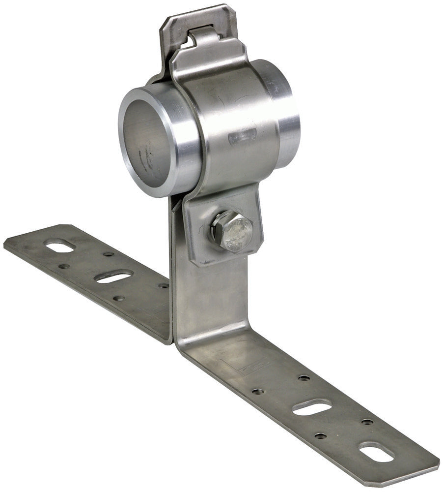 Dehn Stainless Steel Mounting Bracket With Cleat For 50mm Pipes - 105340