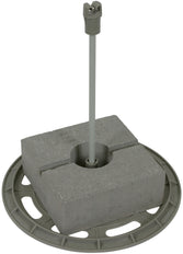 DEHN DLH 8 H435 D300 BS Set With Base Plate And Concrete Block - 253125