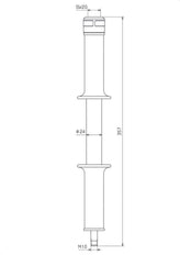 Mango de puesta a tierra Dehn para insertar cartuchos de puesta a tierra - 745400
