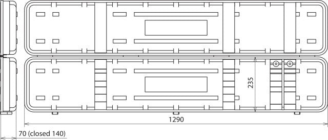 Detector de tensión Dehn PHE3 60 110 Estuche de plástico - 766998