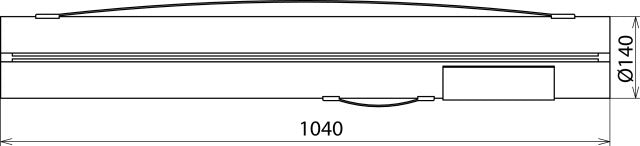Dehn Bolsa de cuero artificial 1040x90mm KLT 104 - 767574