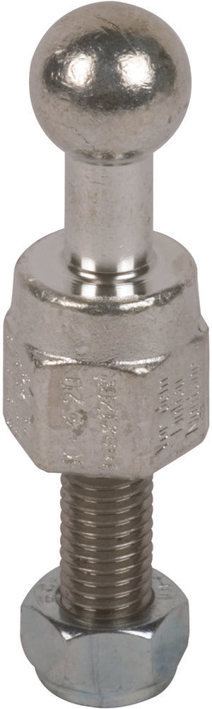 Fixed Ball Point Straight M16x45mm Threaded Bolt and Nut 25mm - 755645