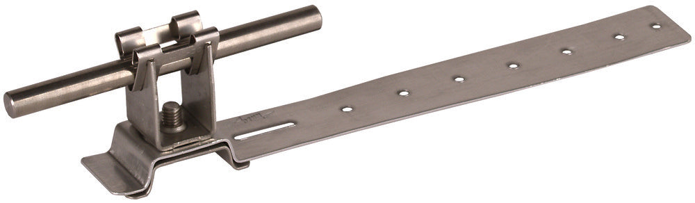 Dehn Roof Conductor Holder DEHNgrip Al StSt H20 L205 Rd8mm - 206170 [2 pieces]
