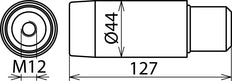 Sensor de campo E Dehn L 127mm Para Líneas Aéreas - 767576