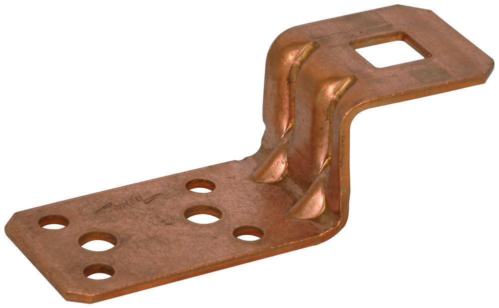 Dehn ZF B11 L81 Cu Connection Lug Z-Shaped With Riveting Holes - 377017 [2 pieces]