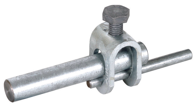 Abrazadera de varilla Dehn St/tZn para kit Rd 8-10/Rd 16mm - 380020 [2 piezas]