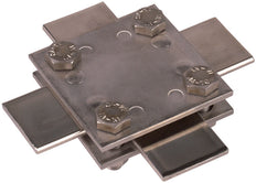 Dehn Cross Unit StSt V4A For FL 30/30mm Dimension 60x60mm - 318233