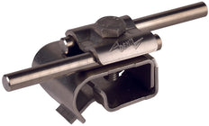 Abrazadera para canalón Dehn de acero inoxidable con doble grapa - 339059