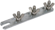 Dehn 3-Pole Earthing Busbar M10 With Wing Nut - 799019